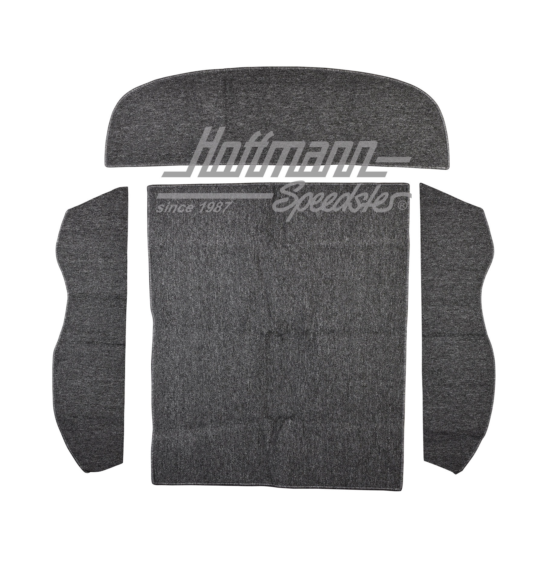 Set di tapeti, bagagliaio, posteriore, Notchback, grigio | 34-R3137-407 | 069-9700