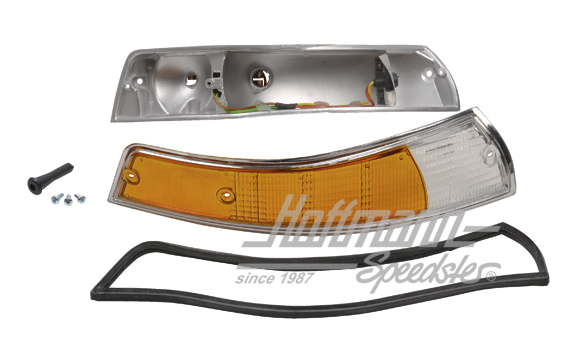 Luce di lampeggiatore, bianco/giallo/cromato, 69-71, destra | 901 631 402 03 | 580-1490-02