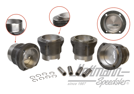 Pistoni + cilindri, 104x71-78mm, 2.4, (Big) | VW104T4S71 | 092-0690