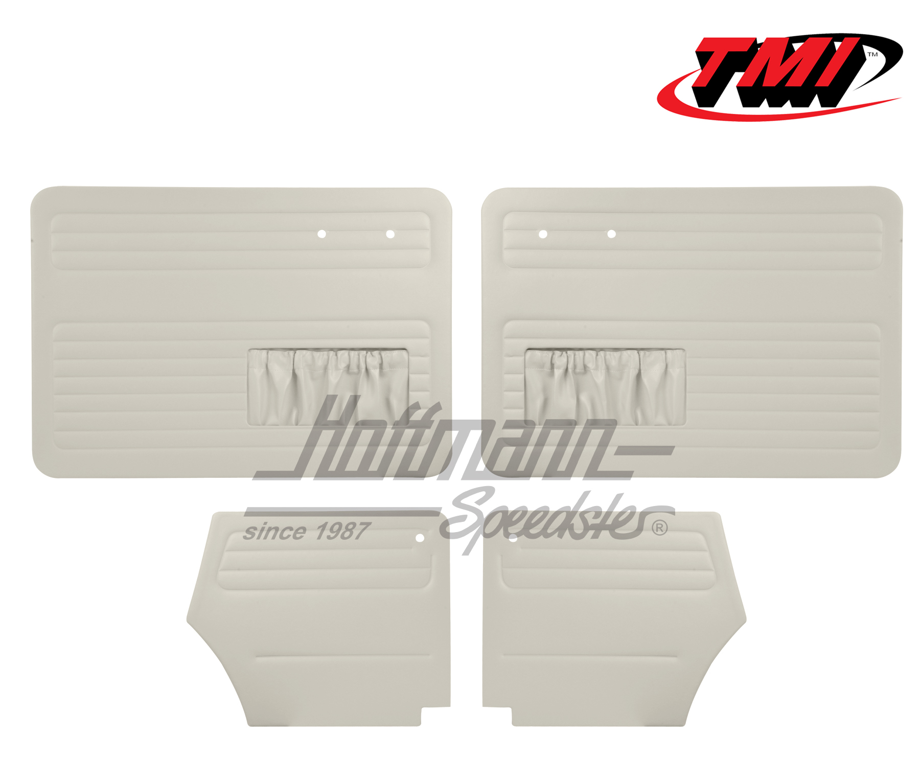 Pannelli per portiera e laterali, Maggiolino Cabriolet, 55-94, bianco | 10-1327-20 | 055-7550