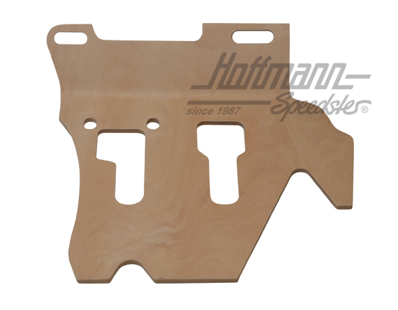 Piastra di fondo (legno), Targa, 65-73, sinistra                                                    