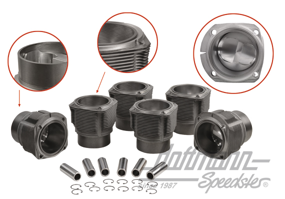 Pistoni + cilindri, 911S, 2.2/2.4, 84mm JE | 008 911 84S JE | 530-0022