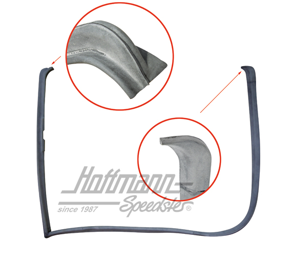 Guarnizione portiera, Tipo 181, anteriore / posteriore, sinistra | 181 837 911 B | 080-2990-01