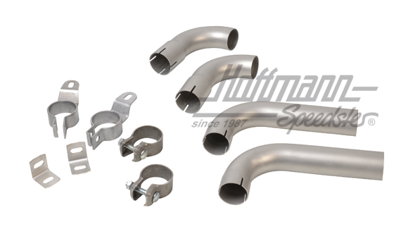 Set tubo finale di scarico, acciaio inossidabile, 356 B (T6), C                                     