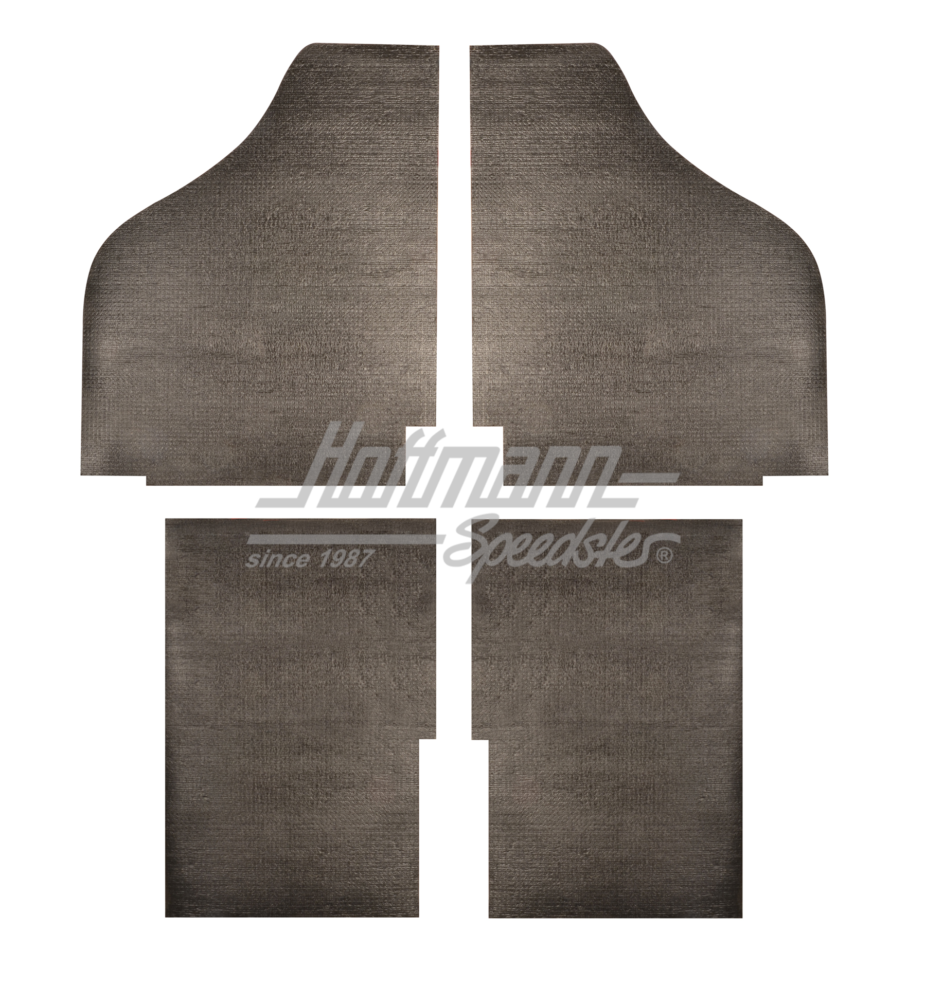 Isolamento del pannello del pavimento, Karmann Ghia | 141 863 707 / 141 863 707 A | 066-0058-37