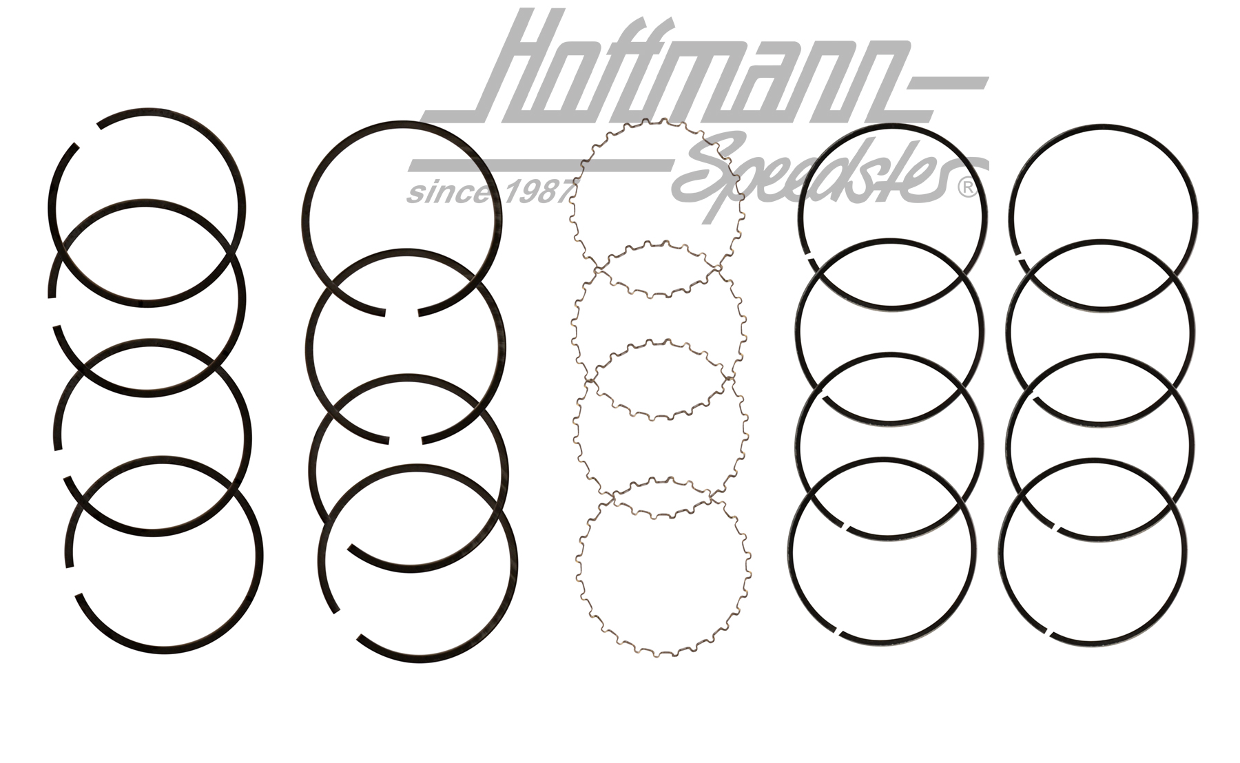 Anelli di pistone 94 mm, 1.9-2.0, per 4 pistoni | 029 198 175 | 092-0640-02