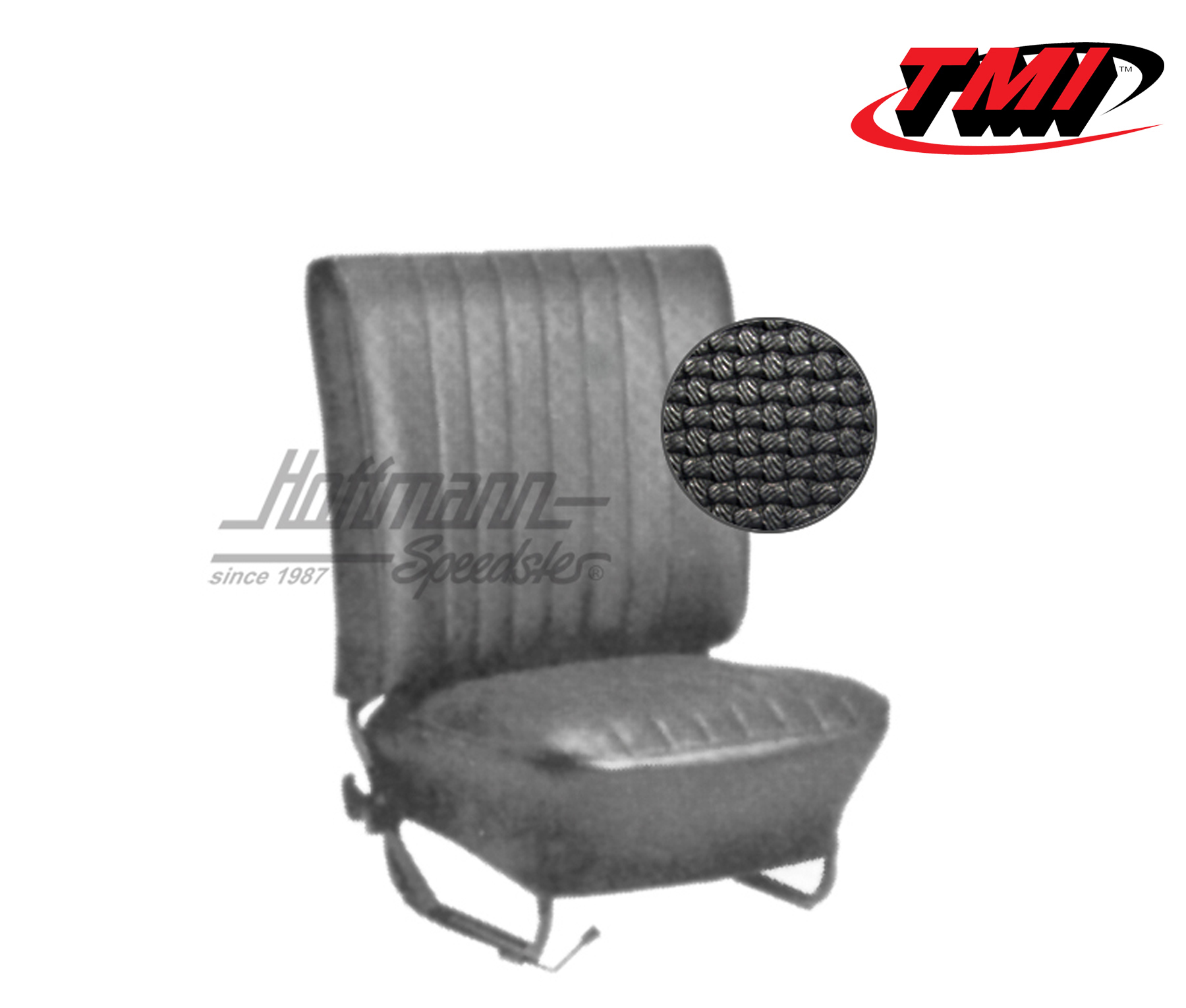 Coprisedili, Cabriolet, 67-72, tessuto di cestino, negro | 43-1330-01 | 055-6940