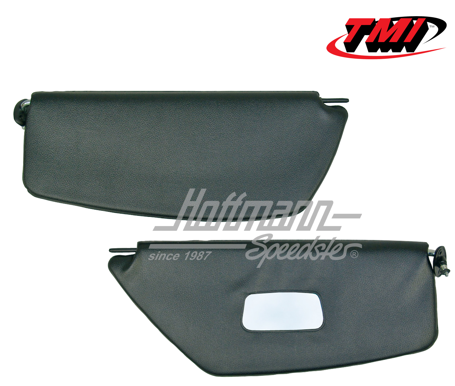 Alette parasole, nere, con specchio, Berlina 65-67 | 21-1023-211 | 055-7354-10