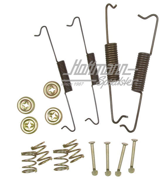 Kit di montaggio, ganasce del freno, anteriore, 12-1500, 64- | 111 609 071 | 020-4050