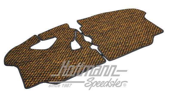 Tappetini, cocco, 72-79, giallo / nero | ZVW 2BUS DYL | 098-0040-46
