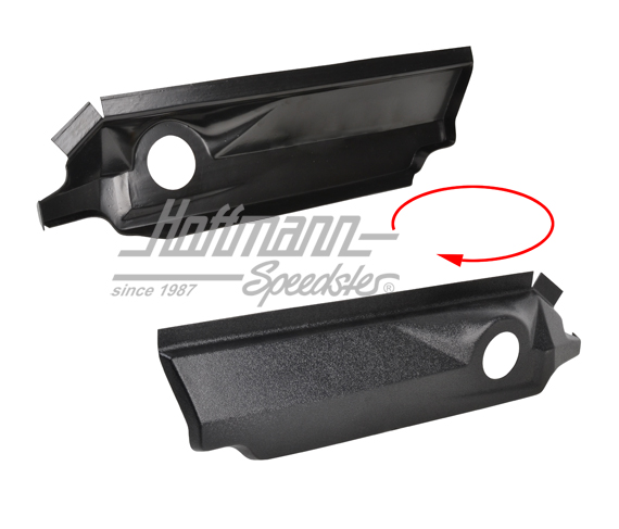 Divisorio del vano piedi, Karmann, 64-74, destra | 141 813 106 B | 066-0064-72