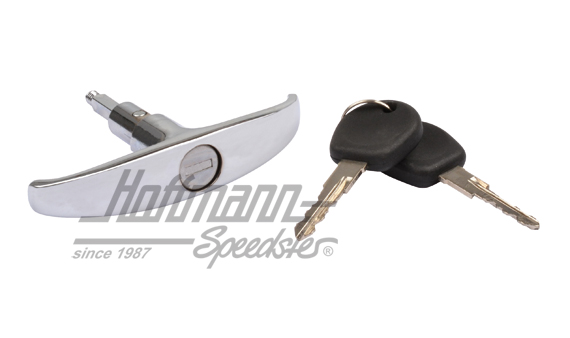 Serratura portellone posteriore, maniglia in T, senza rosetta | 211 829 231 A | 089-5060-10