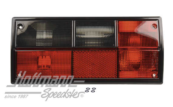 Luce posteriore, Furgone T3, rosso / nero, destra | 251 945 111 D schwarz | 340-5008-31