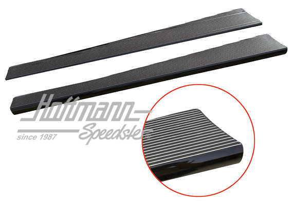 Pedane, alluminio, argenteo / nero lucidato | AC 898 831 | 020-2106