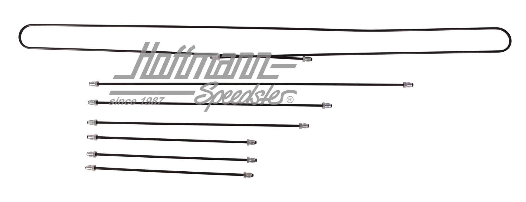 Set tubo flessibile freno, Porsche 356/356A
 | 644  42 306 | 510-1990