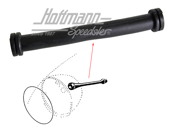 Tubo cavo, alloggiamento faro / parete laterale, -7.64 | 111 941 185 | 020-4987-05