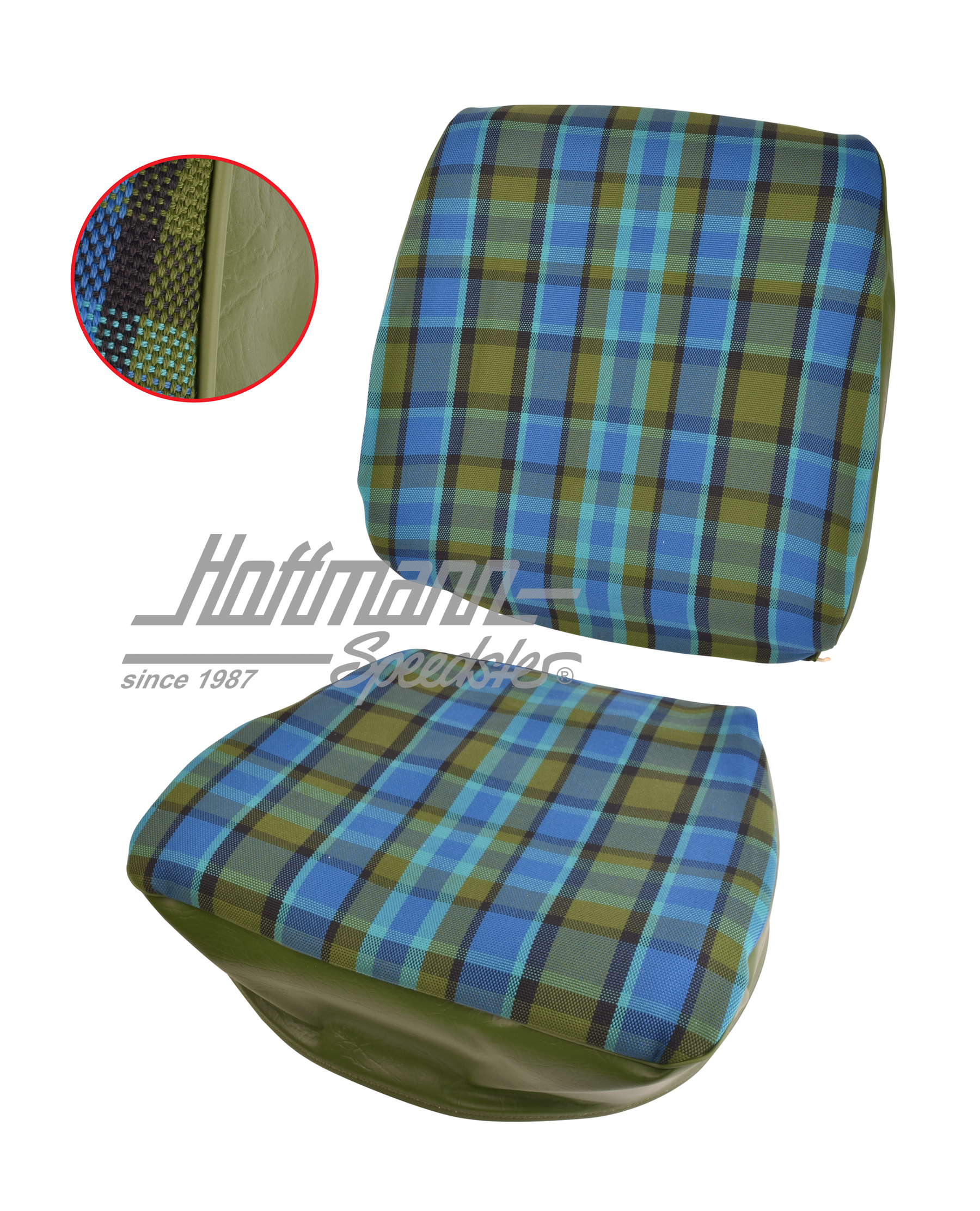 Coprisedile, Westfalia, blu/verde, 74-79 |  | 098-1275-50
