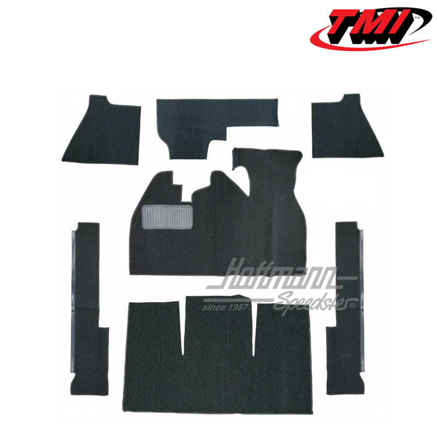 Set tappeti, Berlina, velluto, nero, 1302 | 34-F1212-801 | 055-7606