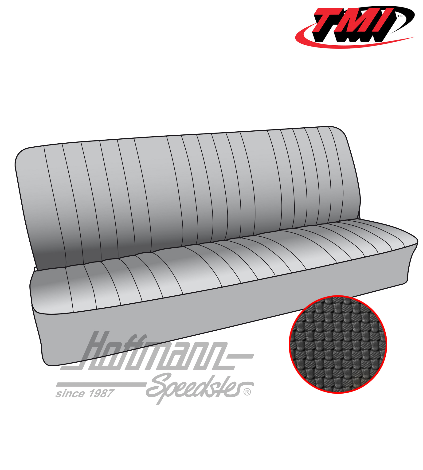 Coprisedile, panca posteriore, 50-67, nero | 43-2121-01 | 098-0670-10