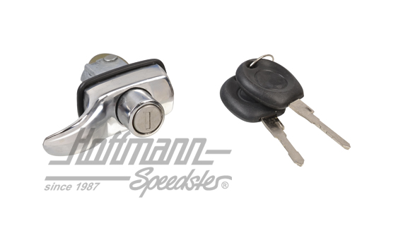 Serratura cofano motore, 8.64-7.66, cromata | 113 827 503 A | 020-2466