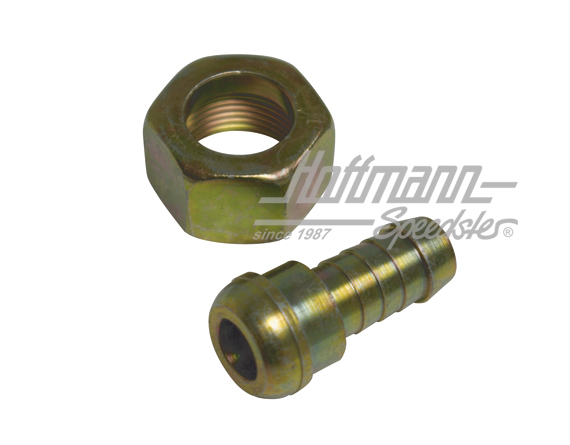 Dado del raccordo + nipplo per filettatura M18 | 8010..1000 +  8031..1000 | 020-0417