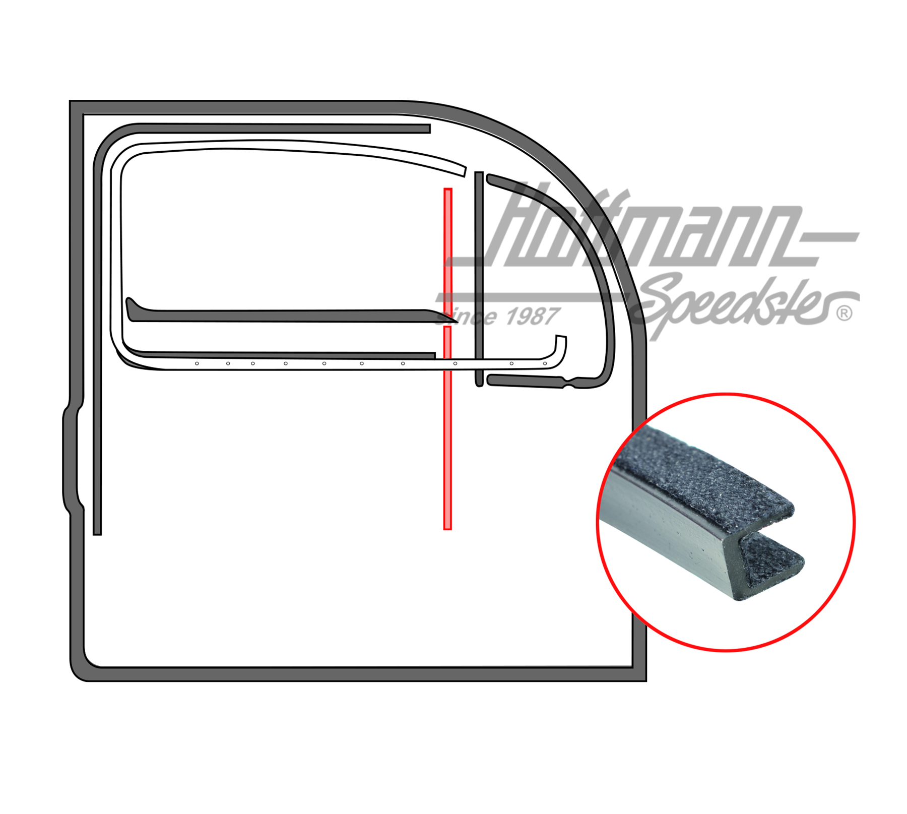 Profilo guida, deflettore, -7.64 | 111 837 433 | 020-5229