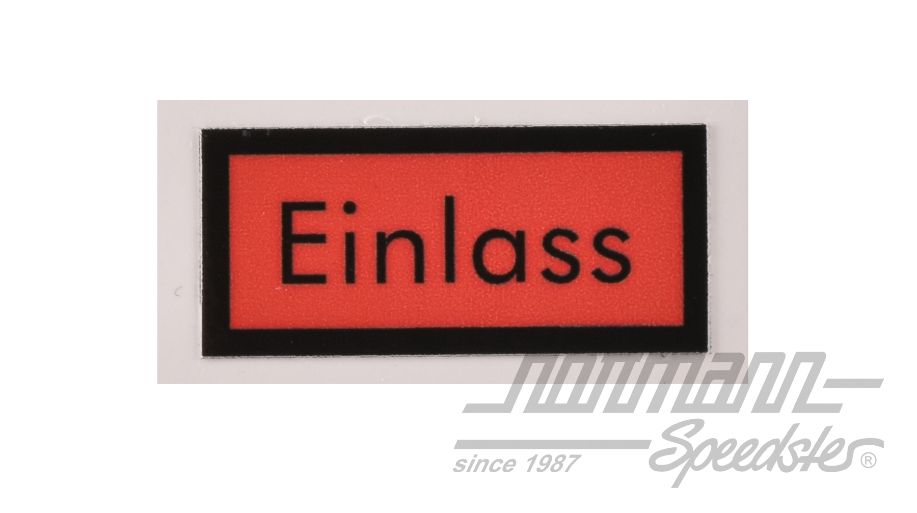 Adesivo "Einlass", filtro H, 356/912 | 644 701 004 00 | 510-7950-51