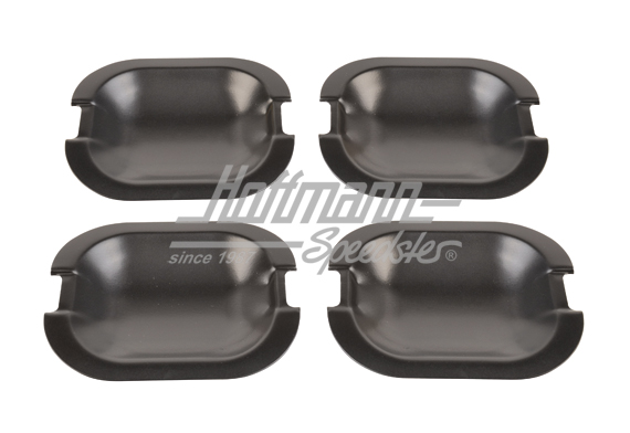 Protezioni di maniglia portiere, nere, Polo 94-, 4-portiere | 50035 | 200-6657