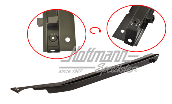 Longherone di riparazione, Cabriolet, -7.70, sinistra | 151 801 131 B | 050-1483-01