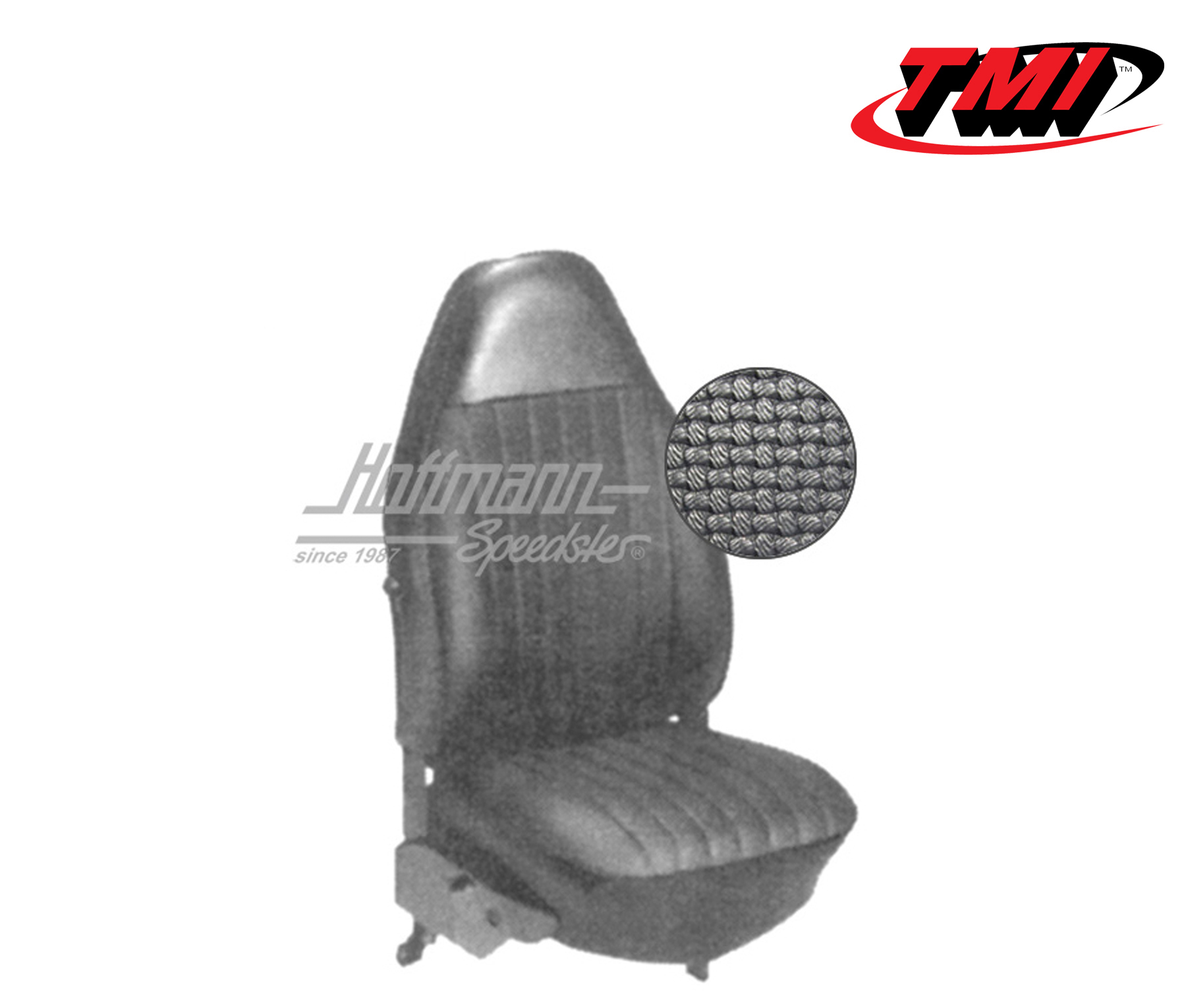 Coprisedili, Cabriolet, 72-73, tessuto di cestino, nero | 43-1326-01 | 055-6240