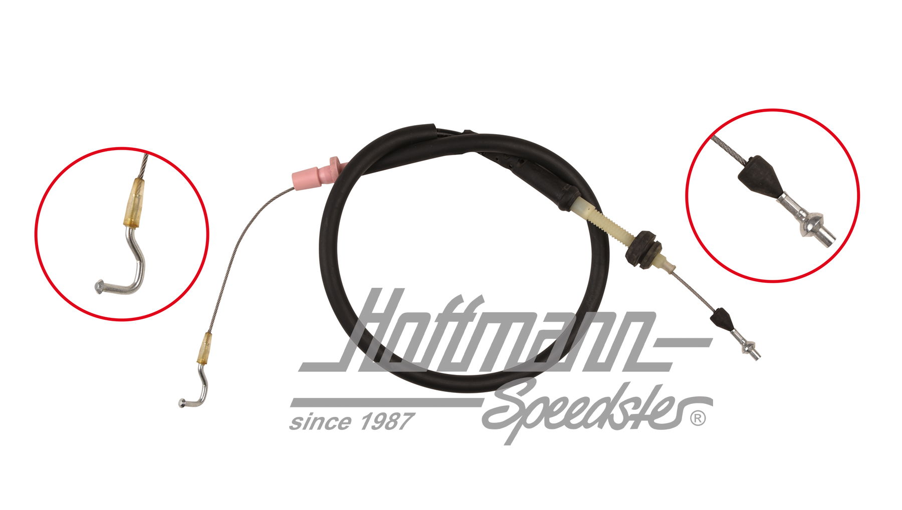 Cavo acceleratore, Furgone T4, 1.8, 970mm, 9.90-7.92 | 701 721 555 G | 407-1002