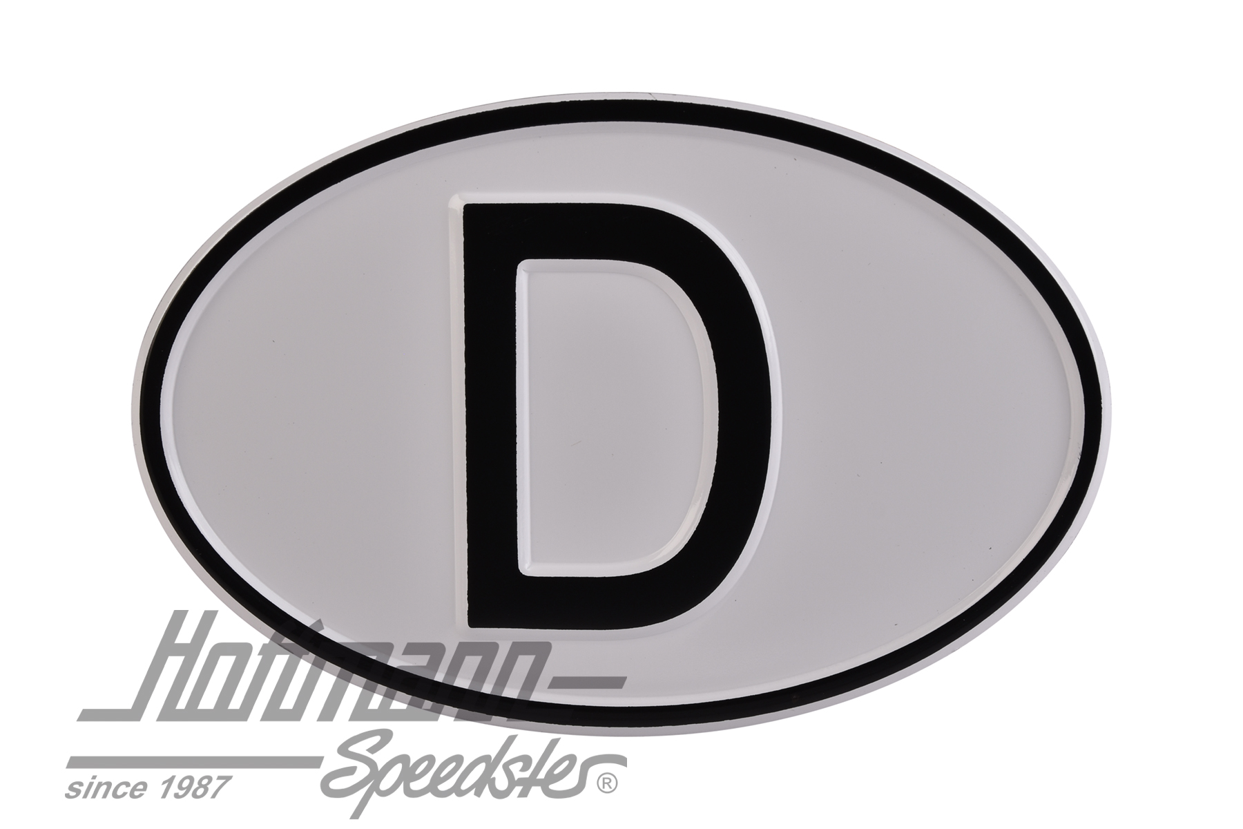 Targa sigla internazionale "D" ( Germania), alluminio |  | 020-2396