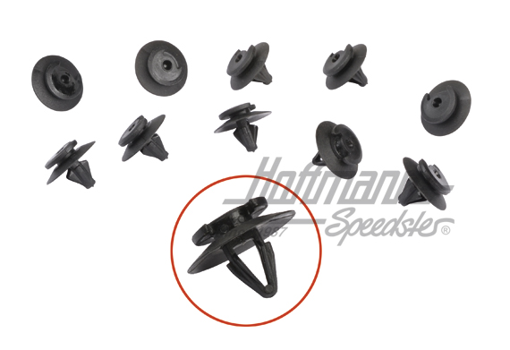 Clip, gomma di paraurti, 10 pezzi | 171 807 249 | 180-0318-10
