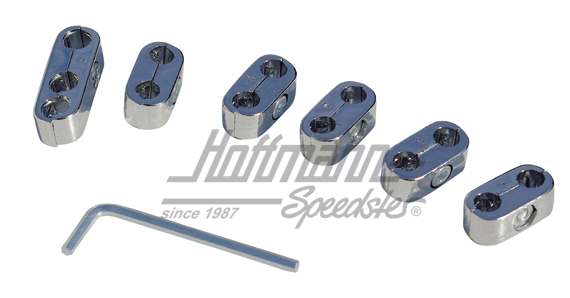 Set terminali cavi d'accensione, cromo | AC 998 201 | 010-0973