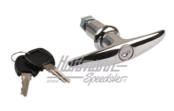 Serratura cofano motore, maniglia girevole T | 113 827 571 B | 020-2465