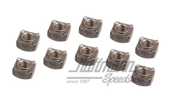 Dado a saldare, quadrato M6 (10 pezzi) |  | 050-1459-16