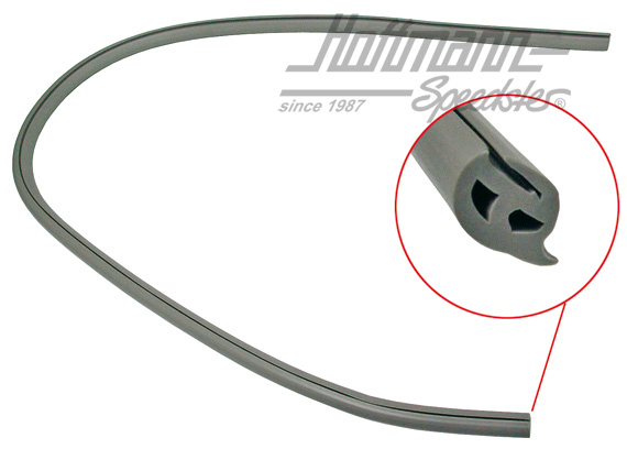Profilo, telaio di tetto sopra porta scorrevole, grigio | 221 843 196 | 090-6142-05