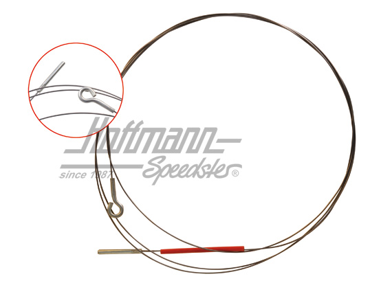 Cavo acceleratore,  2630 mm, 10.52-7.57 | 111 721 555 A | 020-3221