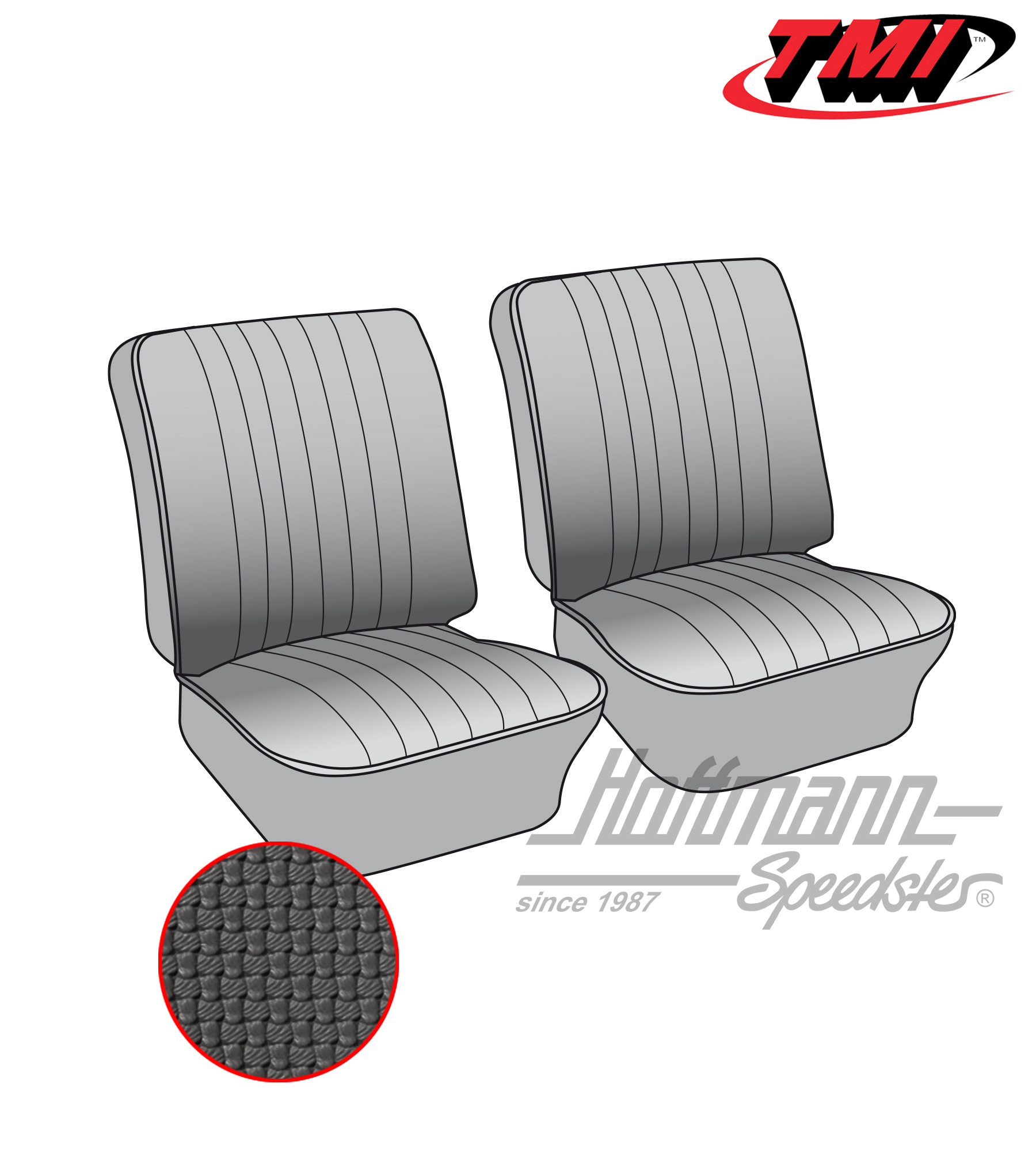 Coprisedile, anteriore, 67-73, nero | 43-2114-01 | 098-0620-10