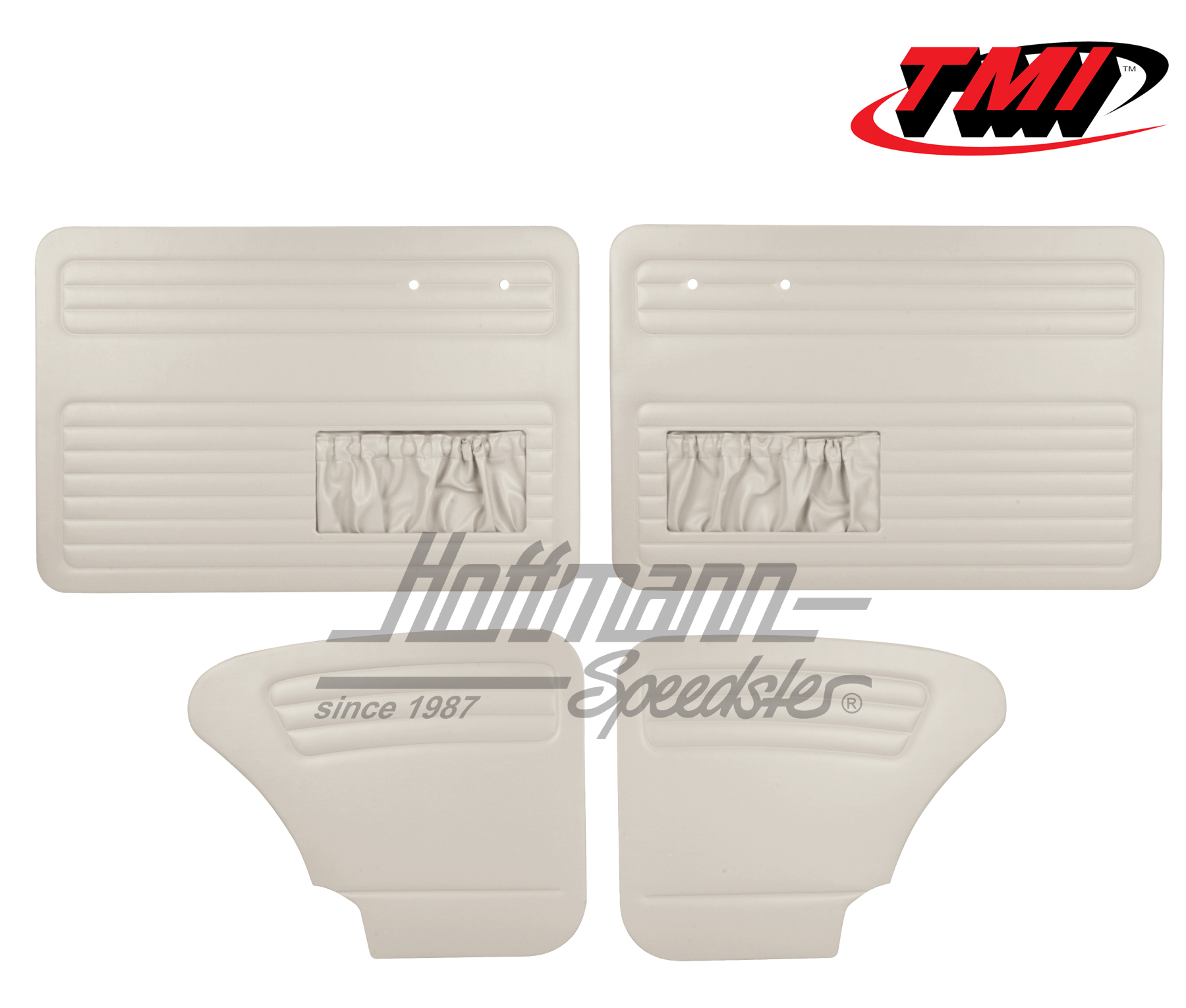 Pannelli per portiera e laterali, Maggiolino Berlina, 64-66, bianco | 10-1128-20 | 055-7510