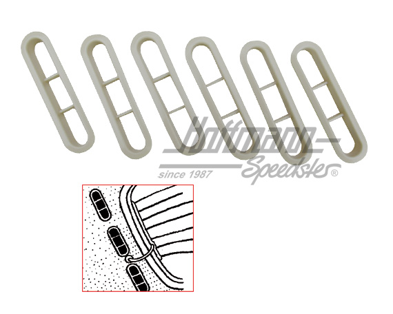 Apertura di ventilazione forzata, interna, bianco antico | 311 819 465 A  AW | 055-7175