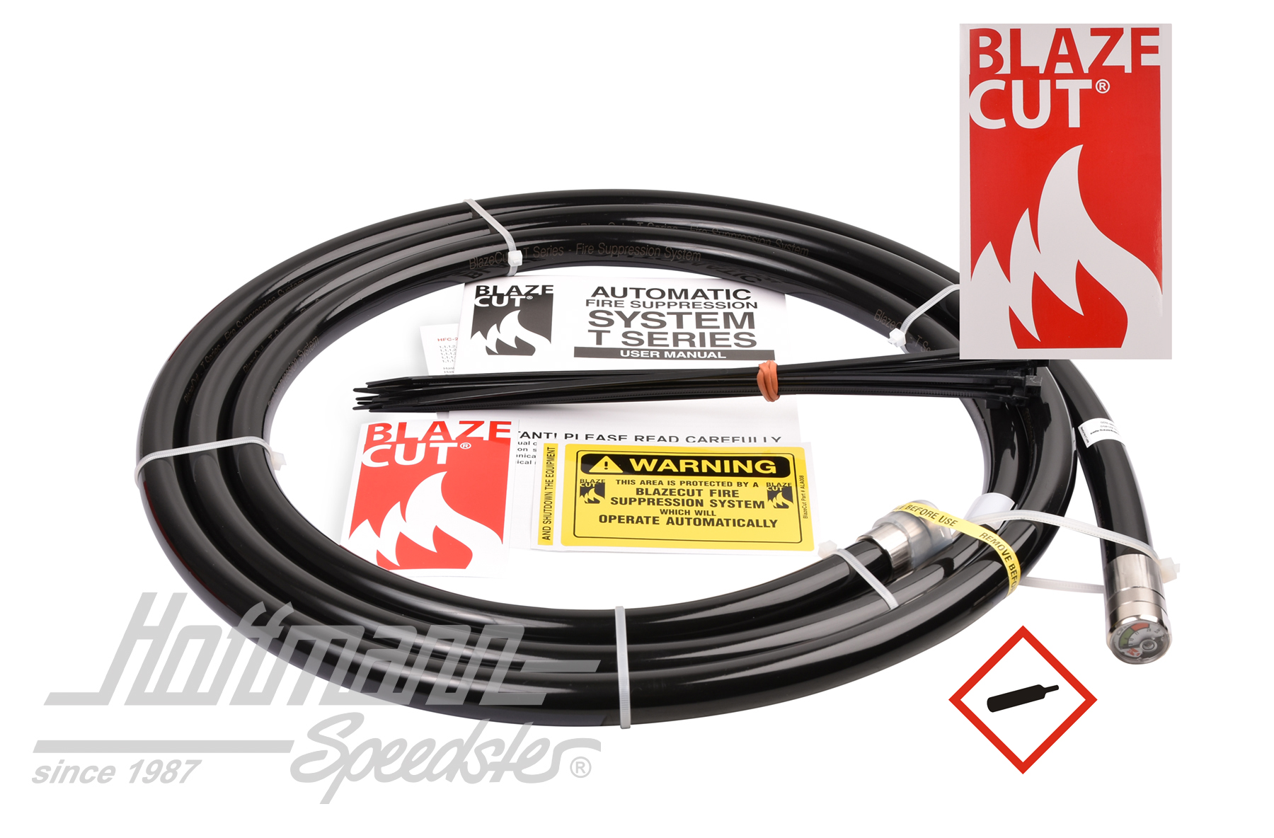 Sistema antincendio, BLAZECUT, 3 metri | T300E-BLK | 410-0935-30