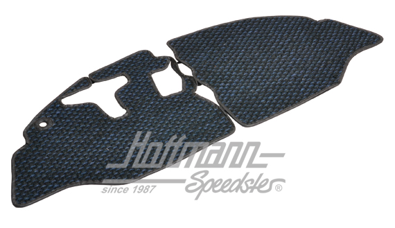 Tappetini, cocco, 59-65, blu / nero | ZVW 2BUS ABL | 098-0040-15