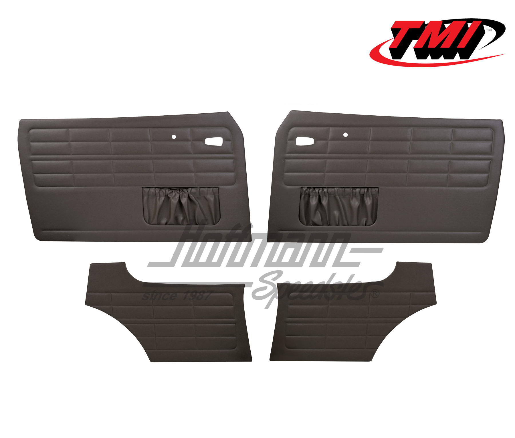 Rivestimento portiera e laterali, Karmann Ghia Coupé, 8.63-, nero | 10-1525-11 | 066-0012-01