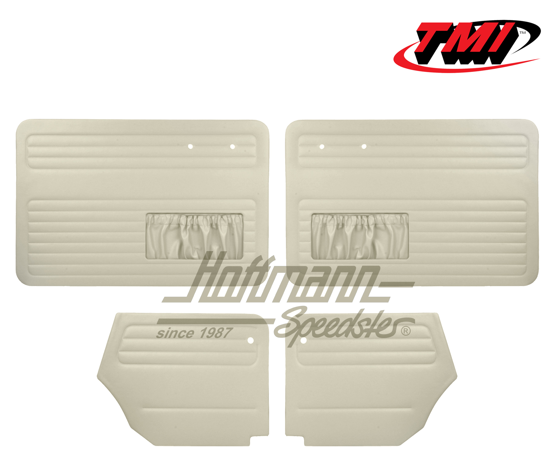 Pannelli per portiera e laterali, Maggiolino Cabriolet, 64-66, bianco vecchio | 10-1328-15 | 055-7564